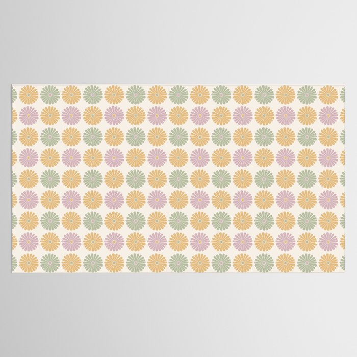 Retro Summer Daisies III Tablecloth Gallery Image 2