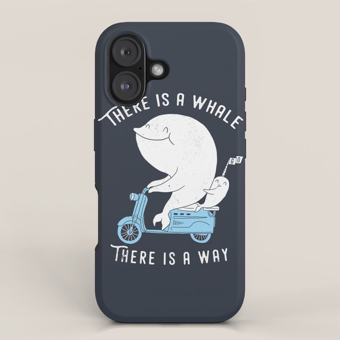 There is a whale iPhone Case Gallery Image 1