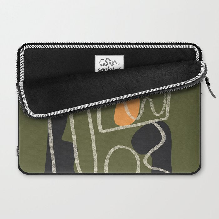 Organic Minimalist Layers 7 Laptop Sleeve Gallery Image 2