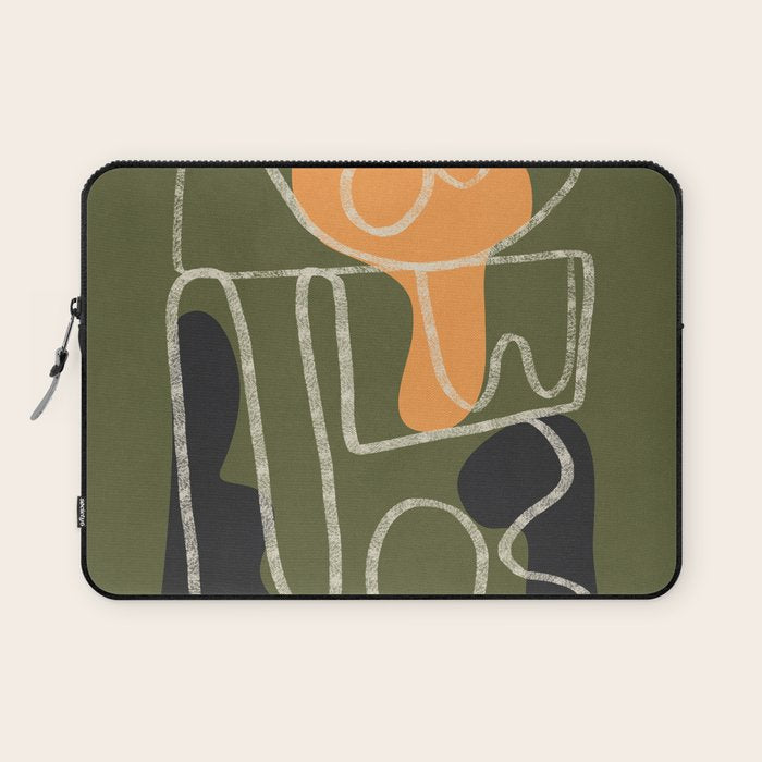 Organic Minimalist Layers 7 Laptop Sleeve Gallery Image 1