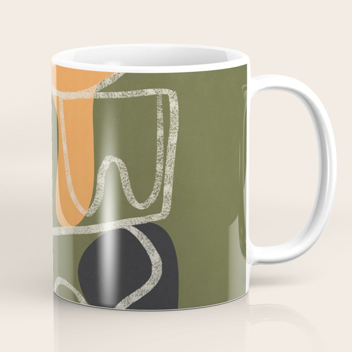 Organic Minimalist Layers 7 Coffee Mug Gallery Image 1
