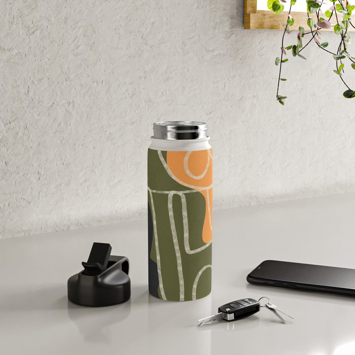 Organic Minimalist Layers 7 Water Bottle Gallery Image 4
