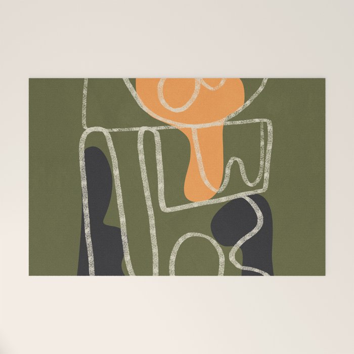 Organic Minimalist Layers 7 Welcome Mat Gallery Image 1