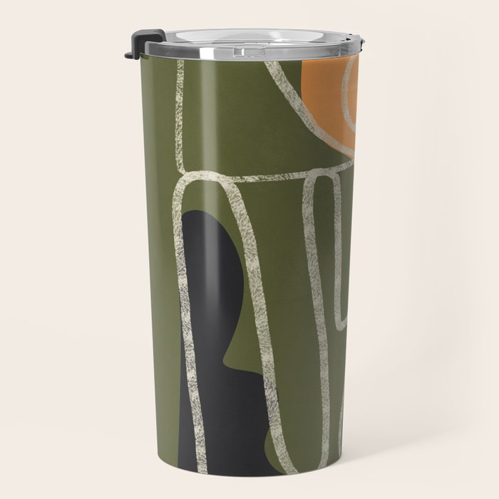 Organic Minimalist Layers 7 Travel Mug Gallery Image 3