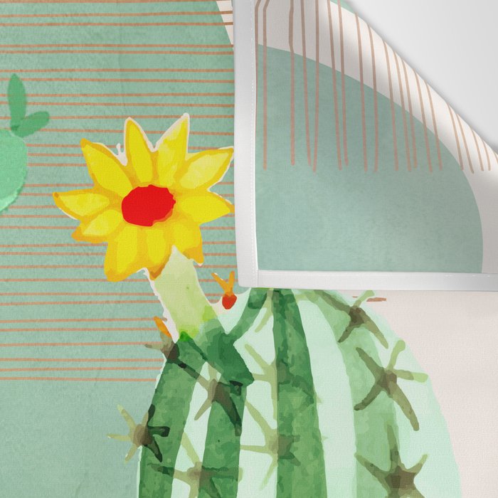 Cactus Garden 2 Wall Tapestry Gallery Image 3