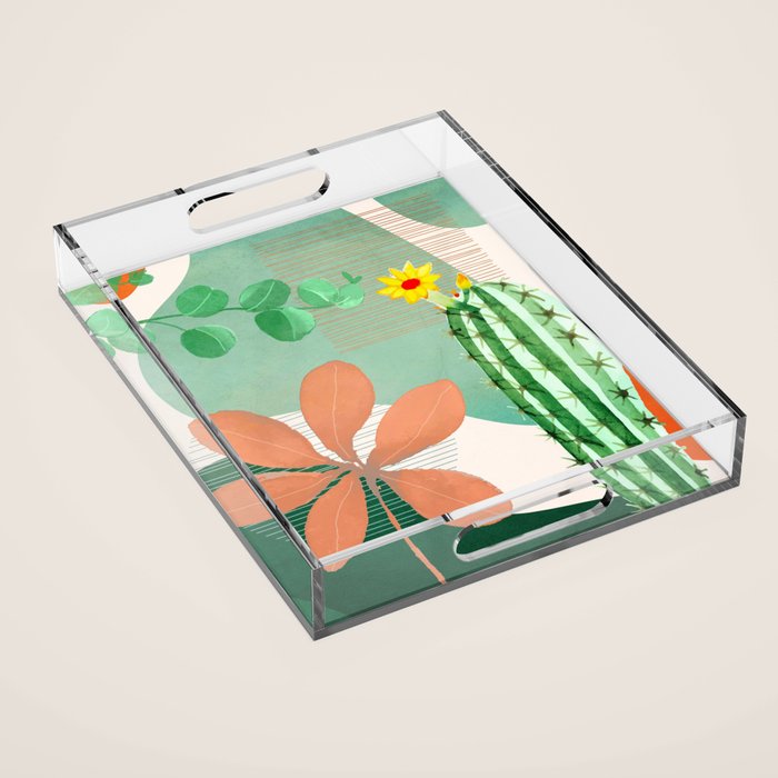 Cactus Garden 2 Acrylic Tray Gallery Image 1