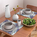 Abstract leaf monstera violet Placemat Gallery Image 2