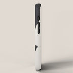 Don't Go Mid Century Modern Minimalist Black Ink Painting Funky Tribal Art iPhone Case Gallery Image 2