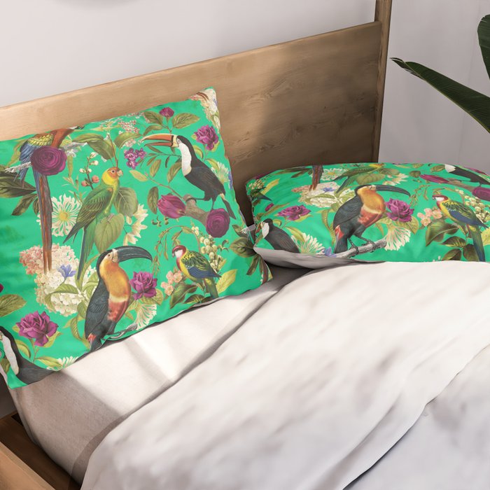 Toucan Jungle Pillow Sham Gallery Image 2