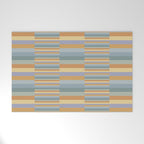 Mixed Stripes Pattern XVI Beachy Colors Welcome Mat Gallery Image 1