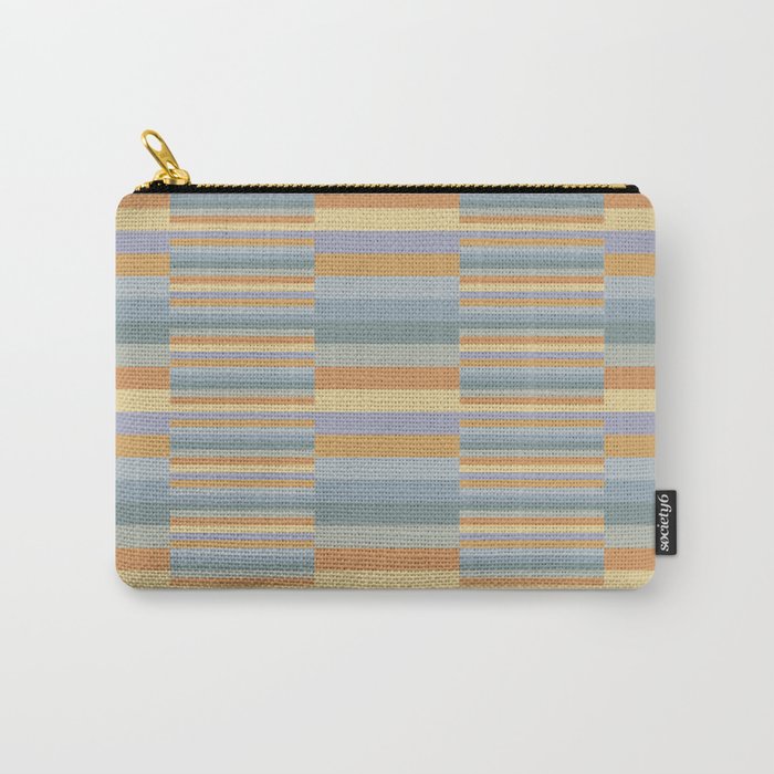 Mixed Stripes Pattern XVI Beachy Colors Carry All Pouch Gallery Image 1