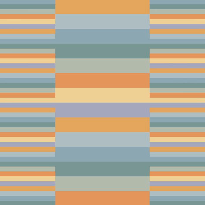 Mixed Stripes Pattern XVI Beachy Colors Coffee Mug Gallery Image 2