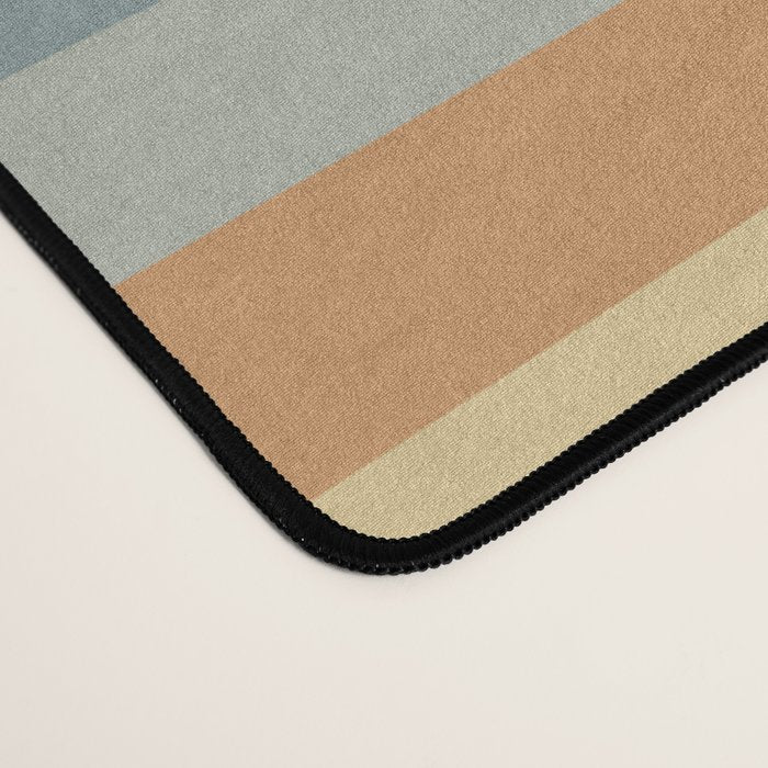 Mixed Stripes Pattern XVI Beachy Colors Desk Mat Gallery Image 4