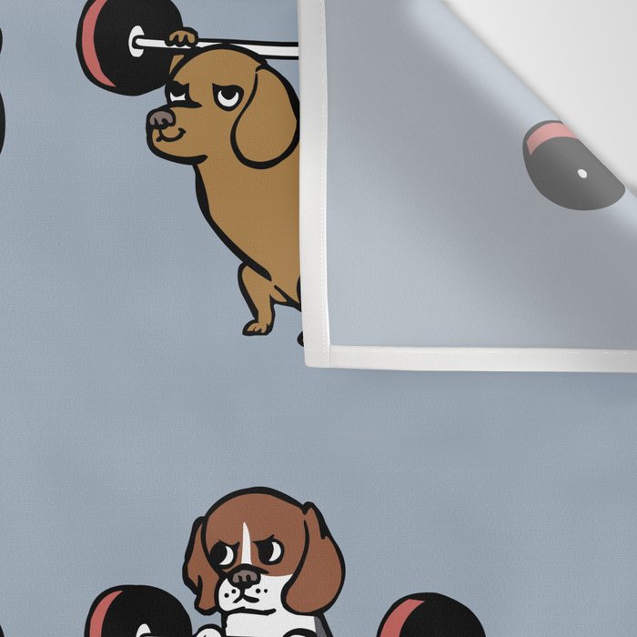 Olympic Lifting Beagles Wall Tapestry Gallery Image 3