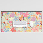 Modern Flowers Desk Mat Gallery Image 1