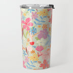 Modern Flowers Travel Mug Gallery Image 2
