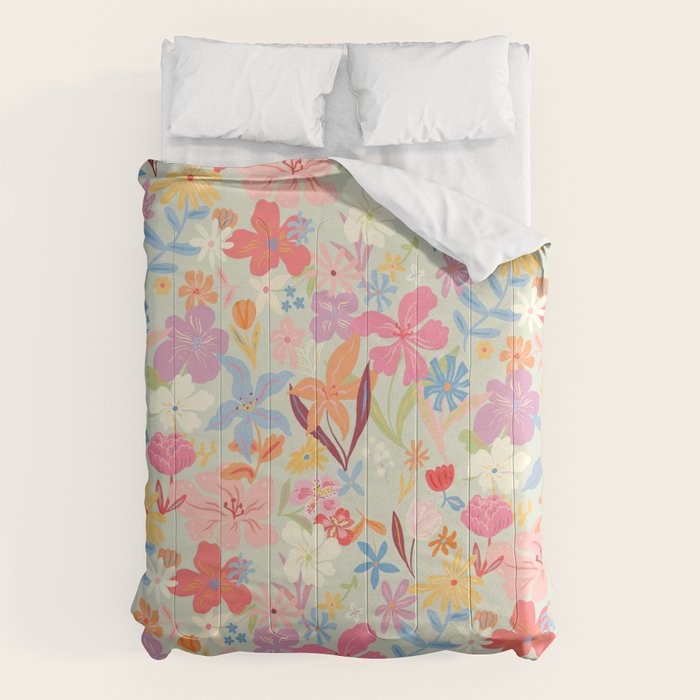 Modern Flowers Comforter Gallery Image 6