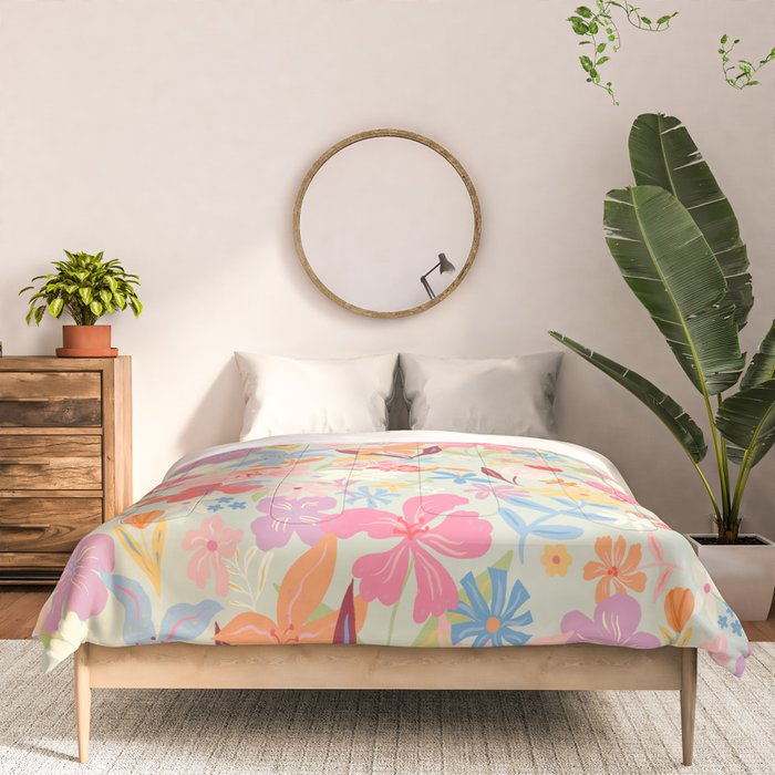 Modern Flowers Comforter Gallery Image 3