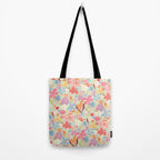 Modern Flowers Tote Bag Gallery Image 2