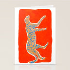 Leopard - Orange Stationery Card Gallery Image 2
