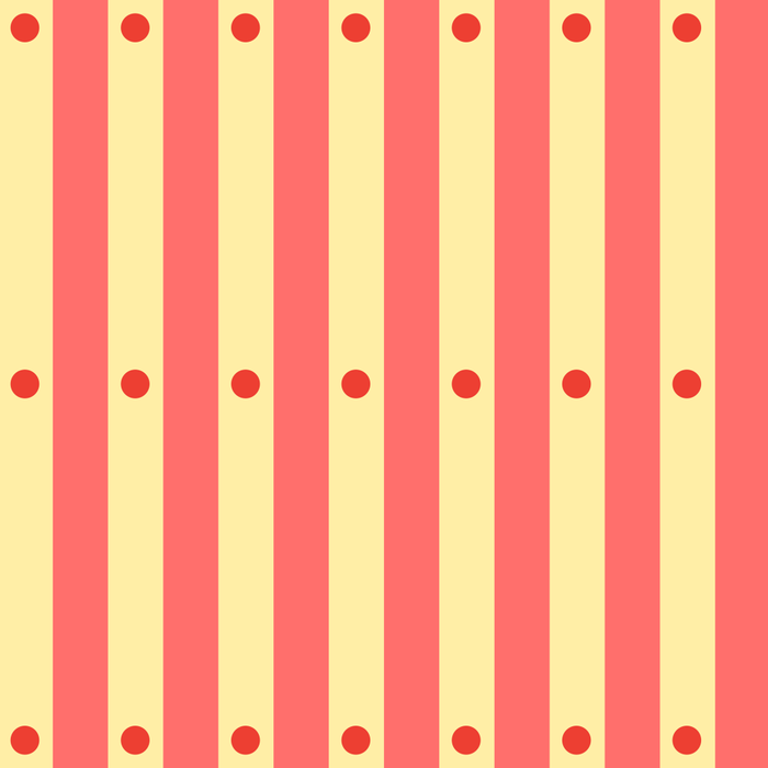 Stripes and Dots geometric pattern peach and yellow Coffee Mug Gallery Image 2