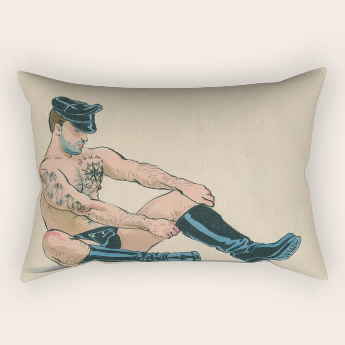 Getting Ready Rectangular Pillow Gallery Image 2