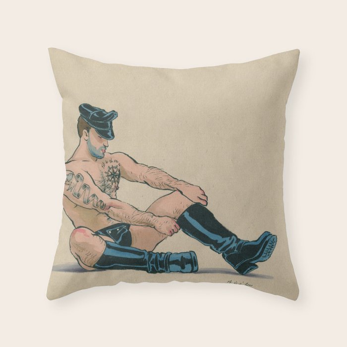 Getting Ready Throw Pillow Gallery Image 6