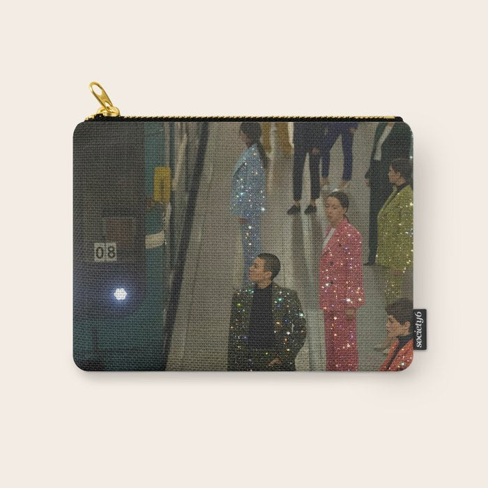 MAGIC PEOPLE VOL.2 - digital artwork by Yana Potter, glitter artist. Style and glam , diamonds.  Carry All Pouch Gallery Image 1