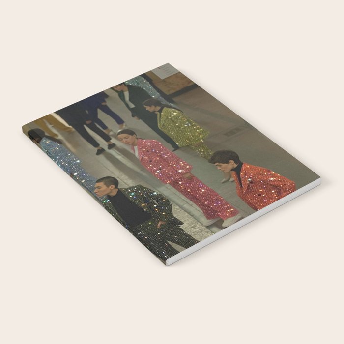 MAGIC PEOPLE VOL.2 - digital artwork by Yana Potter, glitter artist. Style and glam , diamonds.  Notebook Gallery Image 2