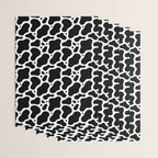 Abstract black and white water surface pattern Wrapping Paper Gallery Image 3