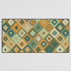 Hand-drawn Quilt #6 Desk Mat Gallery Image 3