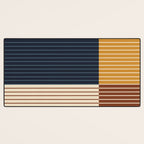 Color Block Line Abstract XIII Desk Mat Gallery Image 3