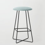 Ombre Arch XVII Natural Teal Gradient Modern Geometric Lines Stool Gallery Image 1