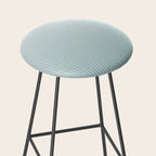 Ombre Arch XVII Natural Teal Gradient Modern Geometric Lines Stool Gallery Image 2