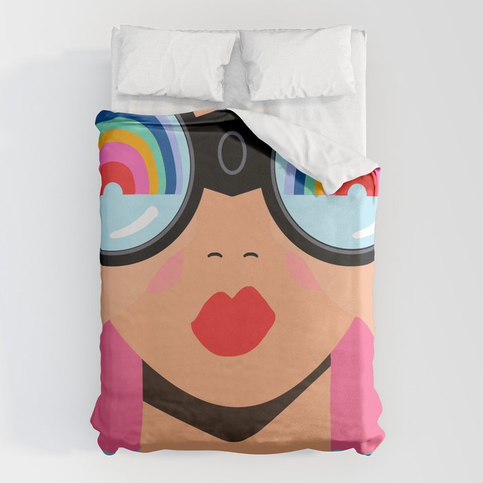 Seeking Rainbows - pride Duvet Cover Gallery Image 6