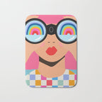 Seeking Rainbows - pride Bath Mat Gallery Image 1
