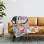 Seeking Rainbows - pride Throw Blanket Gallery Image 1