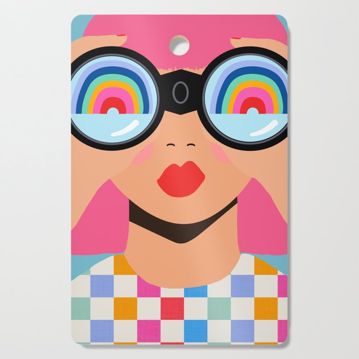 Seeking Rainbows - pride Cutting Board Gallery Image 1