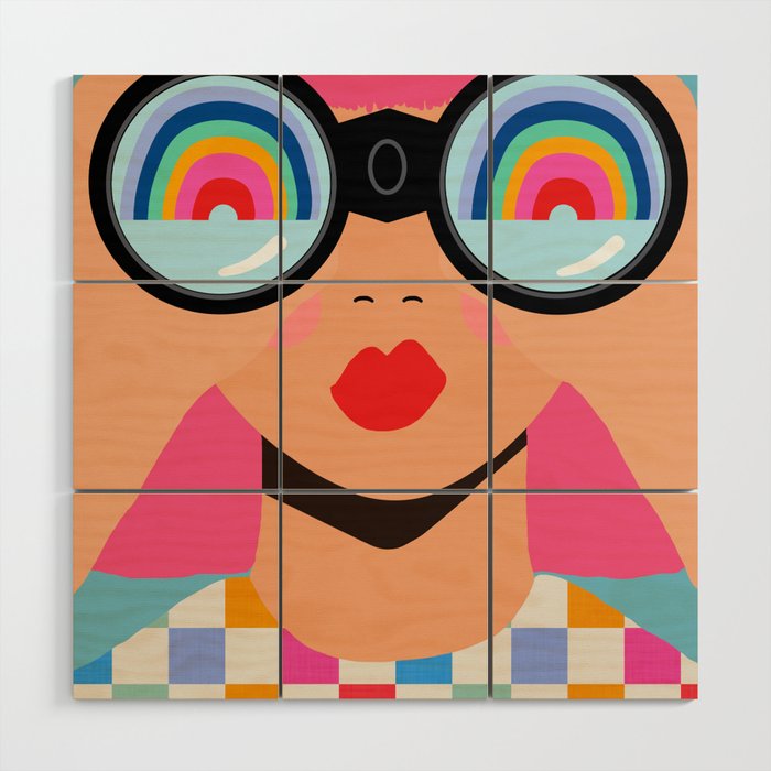 Seeking Rainbows - pride Wood Wall Art Gallery Image 1