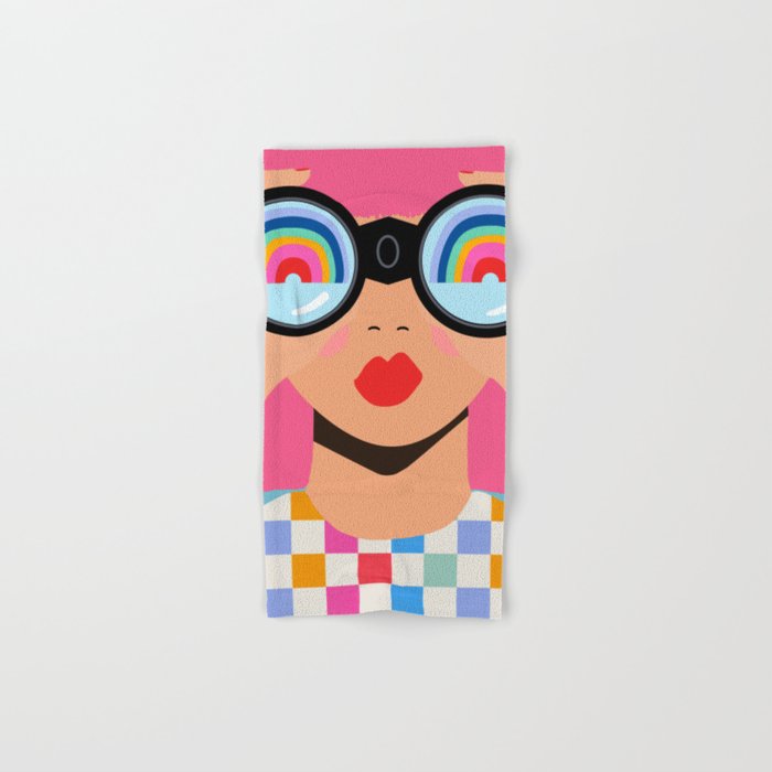 Seeking Rainbows - pride Bath Towel Gallery Image 1