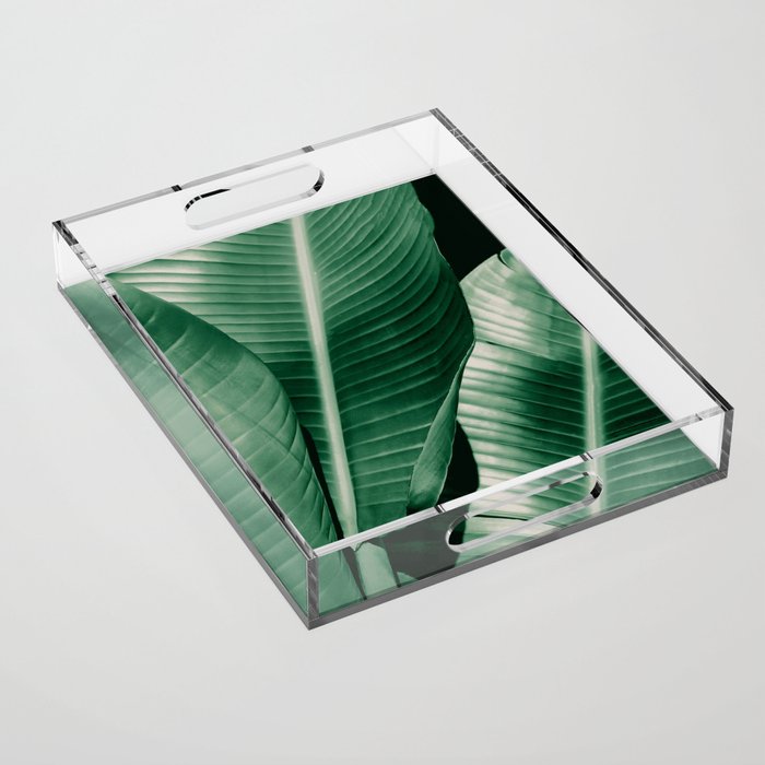 Banana leaf allure Acrylic Tray Gallery Image 1
