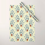 Lion on dandelion Wrapping Paper Gallery Image 1