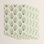 Lion on dandelion Wrapping Paper Gallery Image 3