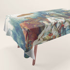 Le Jardin Chinois by François Boucher Tablecloth Gallery Image 1