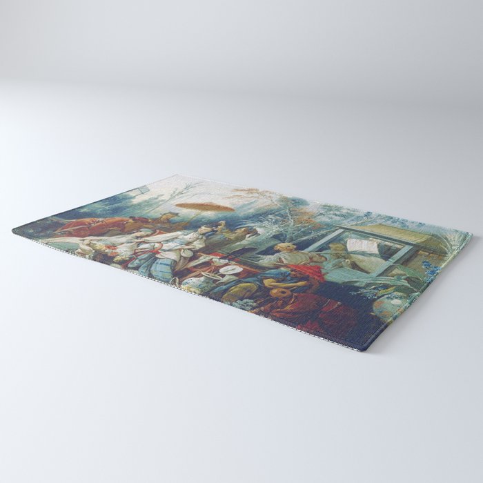 Le Jardin Chinois by François Boucher Rug Gallery Image 3