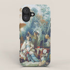 Le Jardin Chinois by François Boucher iPhone Case Gallery Image 1