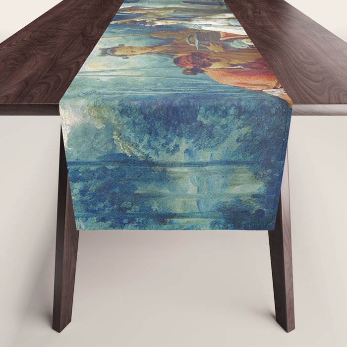 Le Jardin Chinois by François Boucher Table Runner Gallery Image 1