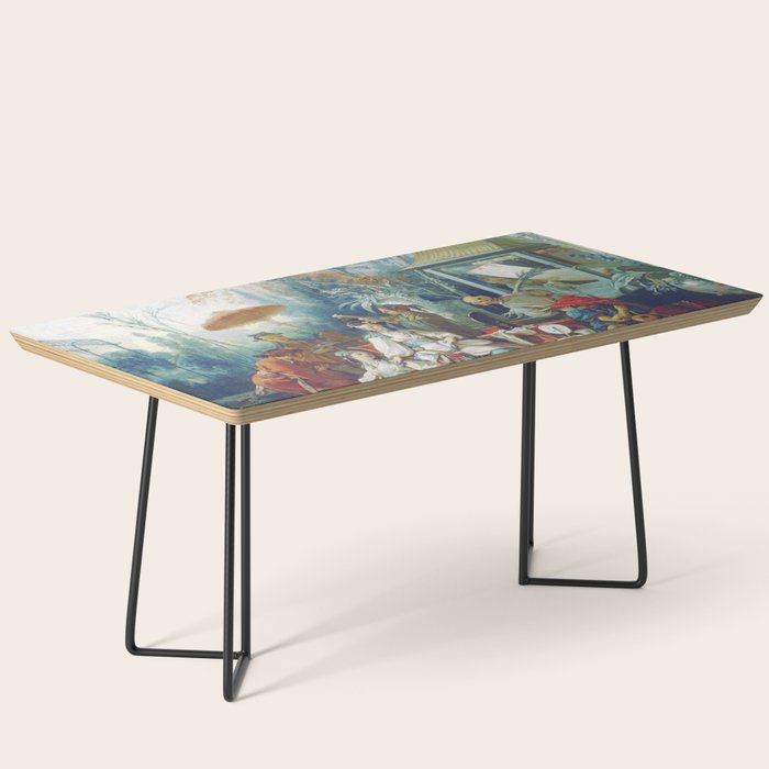 Le Jardin Chinois by François Boucher Coffee Table Gallery Image 1