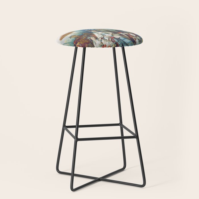 Le Jardin Chinois by François Boucher Stool Gallery Image 1