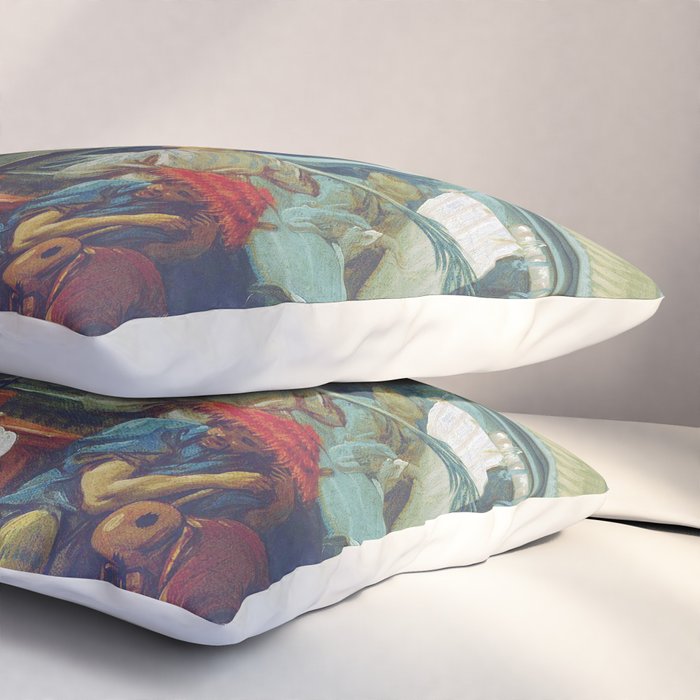 Le Jardin Chinois by François Boucher Pillow Sham Gallery Image 3